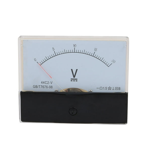 DC 0-20V  69C17 Class 1.5 Plastic Panel Analog Gauge Voltmeter Voltage Meter